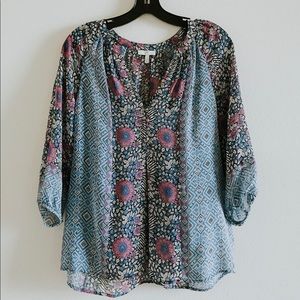 Flowy Joie Patterned Blouse